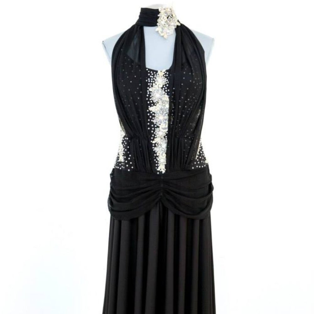 Black Smooth Ballroom Dress